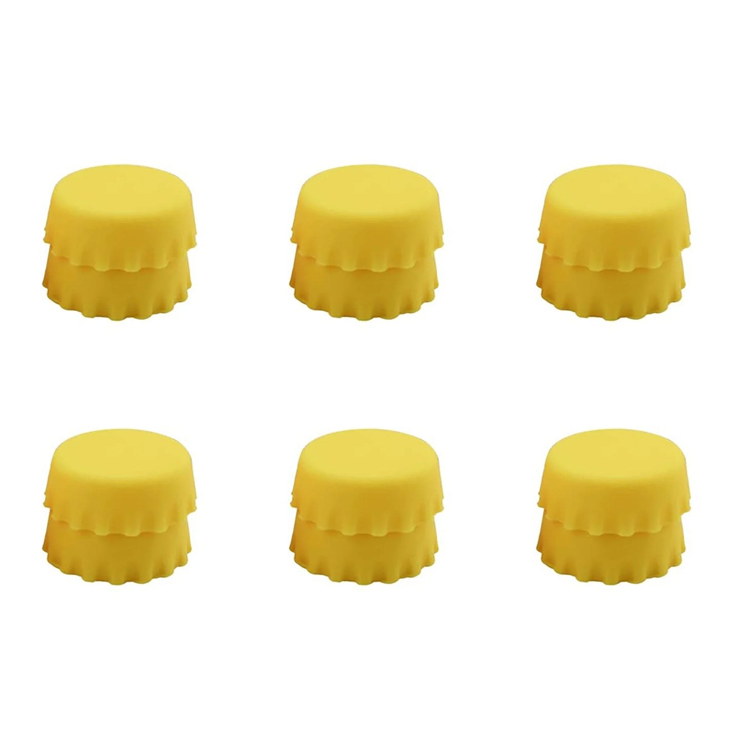 2/6/12pcs Silicone Beer Bottle Caps – Preservative Covers for Wine, Vinegar, Soy, and Cocktail Bottles