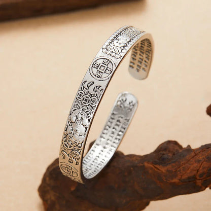 Retro Sword-Shaped Bracelet – Creative Open Bangle for Men & Women, Fashionable Party Jewelry Gift