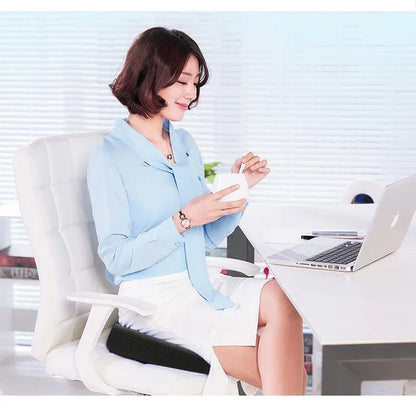 Orthopedic Memory Foam Coccyx Cushion – Non-Slip Tailbone & Sciatica Pain Relief Seat Pad for Office Chair & Car