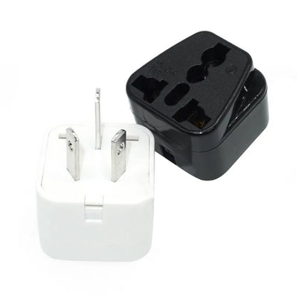 Universal 2-in-1 Plug Adapter – CN, US, UK, EU to AU Converter Socket for Australia & New Zealand Travel, 10A (White/Black)
