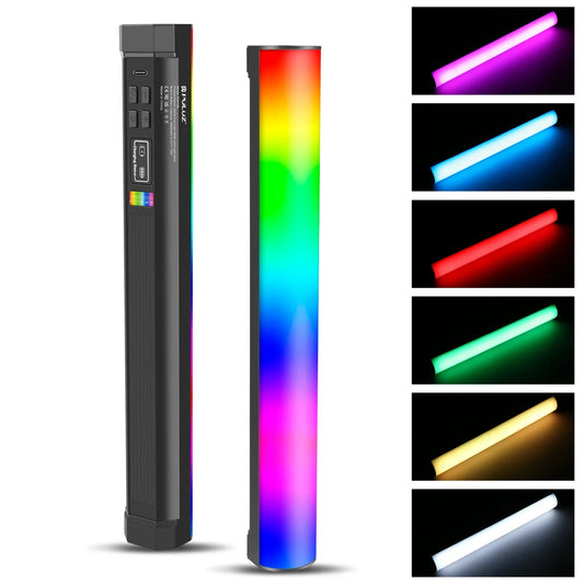 PULUZ RGB LED Light Wand 17cm/30cm – Magnetic Handheld Full Color Fill Stick Light for Photography & Video Shooting