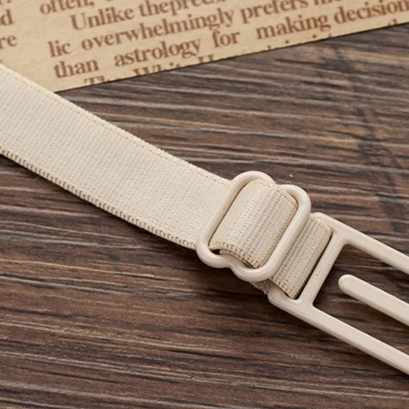 Invisible Non-Slip Bra Strap Holders: Adjustable Women's Underwear Lingerie Extenders with Shoulder Straps Belt Buckles - Pack of 1-5