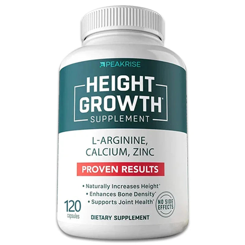 Calcium & Vitamin D3 Zinc Supplement — Promotes Bone Growth & Strength | Natural Height Support for Children
