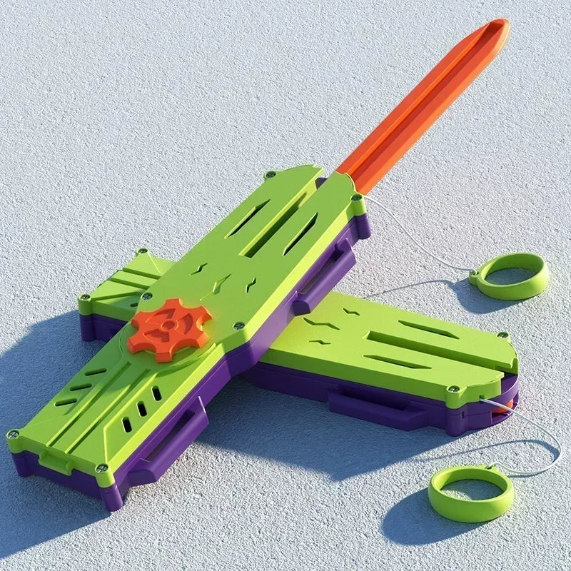 Parent-Child Telescopic Sword Toy - Interactive Multiplayer Battle Game for Stress Relief & Fun Fidget Play