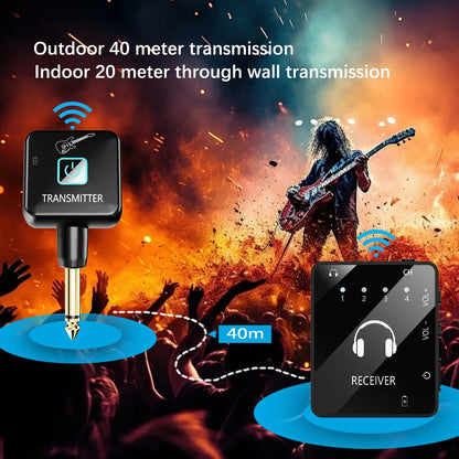Wireless IEM In-Ear Monitoring System – Transmitter & Lavalier Receiver for Band Rehearsals