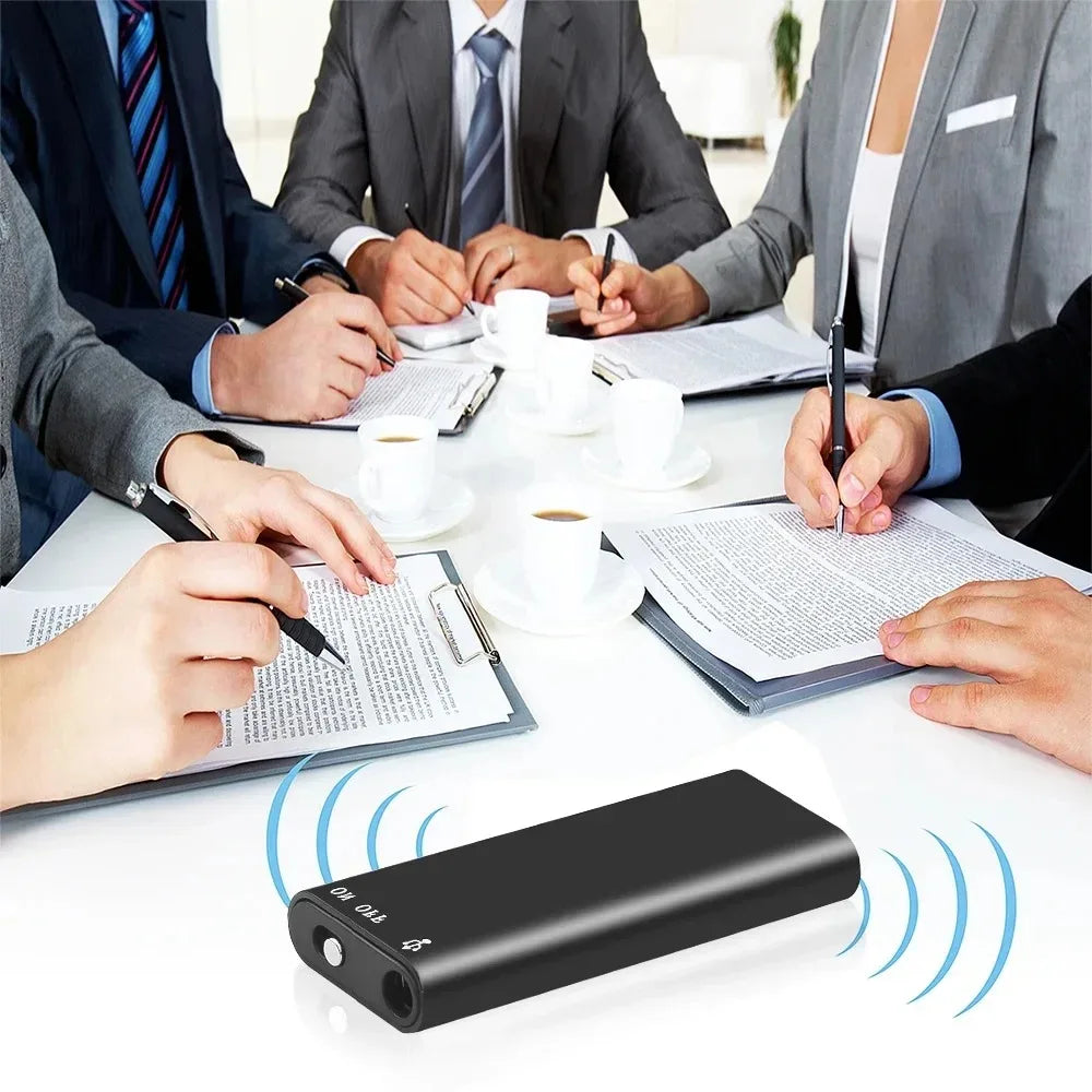 Professional Mini 3-in-1 Voice Recorder – 8GB/16GB/32GB Digital Audio MP3 Player with USB Port