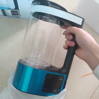 2L Hydrogen-Rich Electric Kettle – Electrolysis Water Heater & Generator with English Manual
