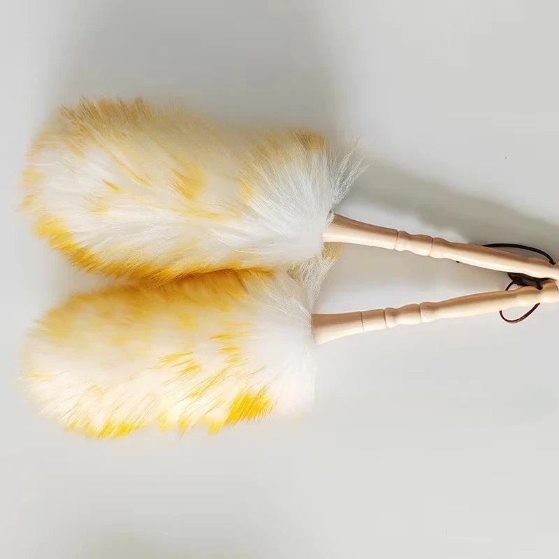 Scalable Wool Duster Brush — Household & Car Cleaning Tool, Washable Dust Sweeper for Home Use