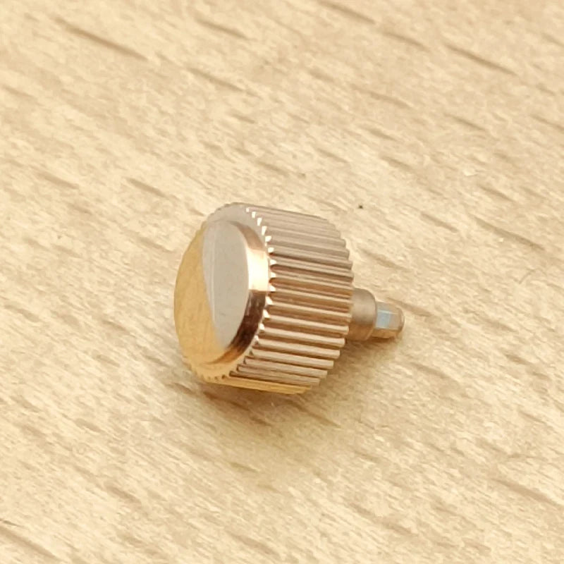 Silver, Gold & Black Watch Crown — Replacement for NH34/NH35/NH36 Movements SKX007