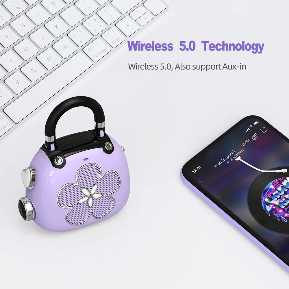 DOSS Mini Bluetooth 5.0 Speaker – 5W Portable Wireless Candy Design MP3 Music Player Cute Sound Box Gift Idea