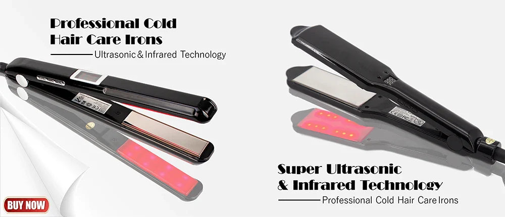 Professional Steam Hair Straightener – Ceramic Vapor Flat Iron, 450℉ Heat & Argan Oil Treatment Hair Care Tool
