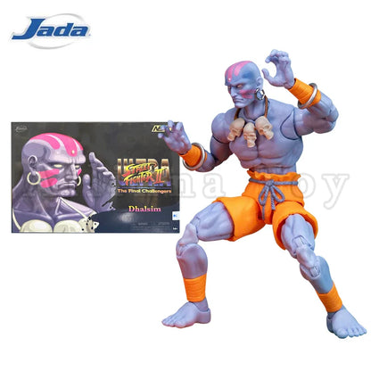 Jada Toys 1/12 6-Inch Action Figures – Ultra Street Fighter II: The Final Challengers Bison & Dhalsim Exclusive Anime Toy