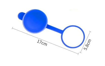 Silicone Reusable Water Jug Caps — Durable Non-Spill Replacement Lids with Inner Plug for Water Bottles
