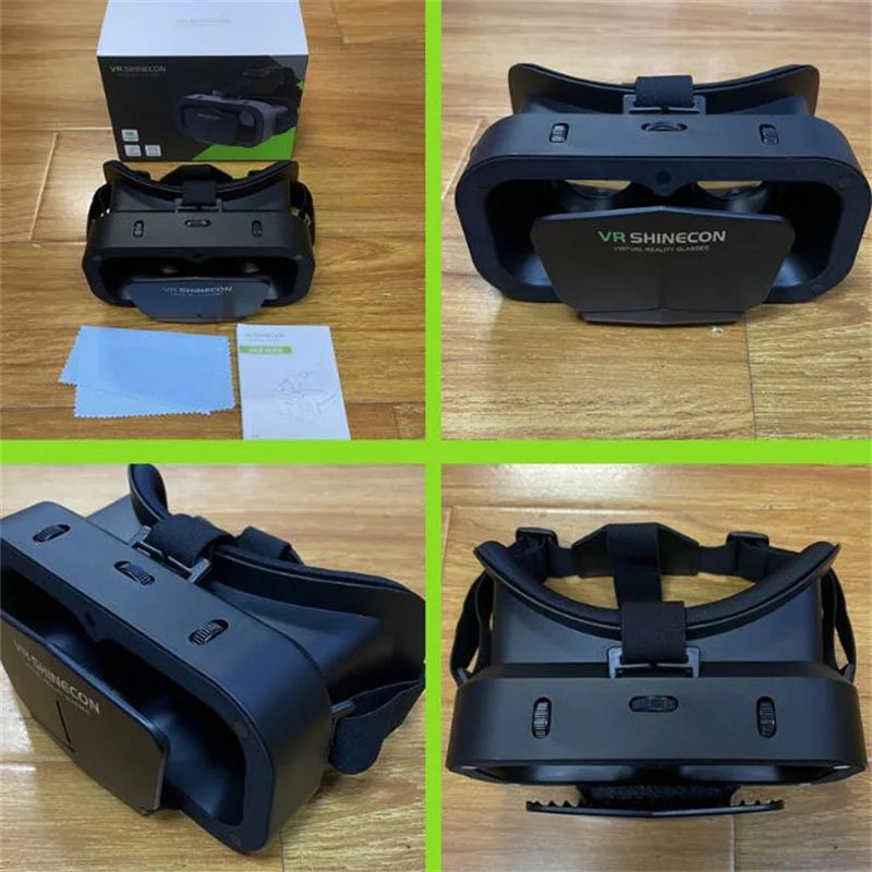 G10 IMAX 3D Virtual Reality Glasses VR Helmet for 4.7-7" Phones - Giant Screen with Game Controller Support
