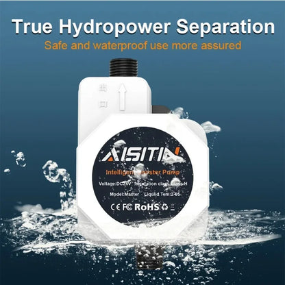 2024 Upgraded 180W 24V Brushless Automatic Booster Pump – Silent Water Pressure Pump for Home Shower & Water Heater