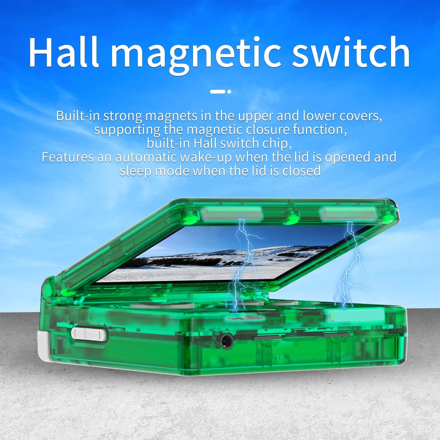 ANBERNIC RG35XXSP Flip Handheld Game Console – 3.5” IPS Display, 64GB, 64-Bit Linux, Online Play