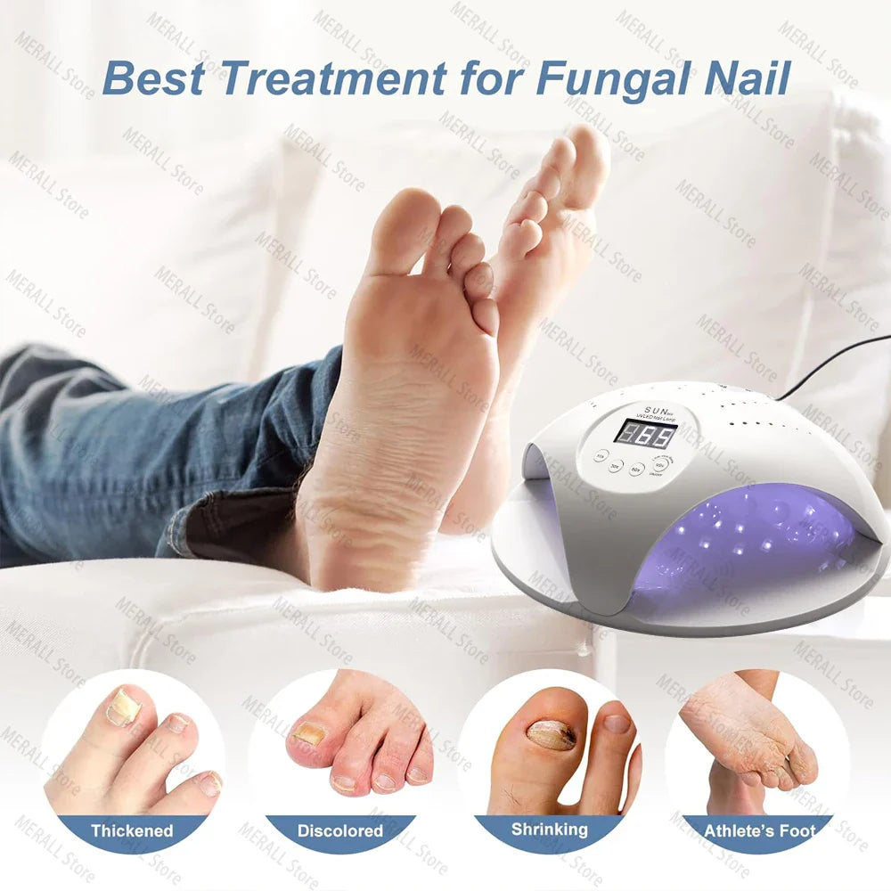 2-in-1 Fungal Nail Laser Device – Fast Repair for Toenail & Fingernail Fungus, Onychomycosis Treatment & Foot Care