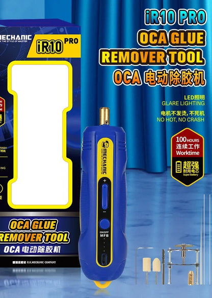 Mechanic IR10 PRO OCA LCD Screen Degumming Set – Adjustable Speed Electric Glue Removal Pen Kit for Mobile Phone Repair