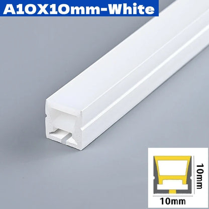 DC12V Flexible LED Neon Rope Light – Waterproof Silicone Strip Lamp for Cabinet, Closet & Recessed Lighting (4–10mm)