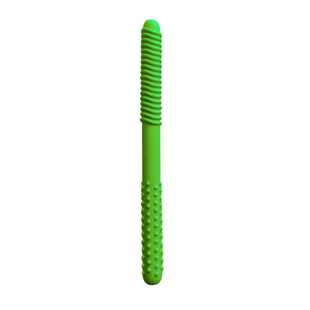 1/6pcs Baby Teething & Speech Therapy Chew Tubes – Hollow Molar Straw Oral Motor Training Teether Toys for Kids with Handle Grip