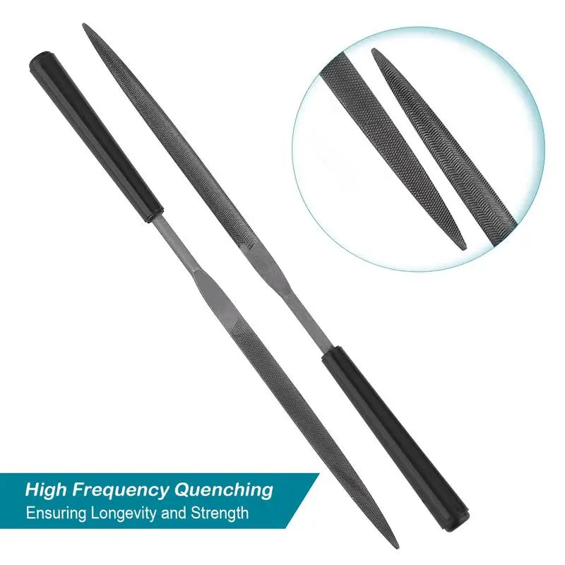Needle Files Set for DIY Jewelers – Hand Tools for Diamond Carving, Metal, Glass & Stone Crafts