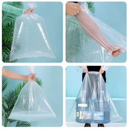 Quilt Storage Bag — Large Transparent Dustproof & Moisture-Proof Organizer for Clothes, Toys & Moving