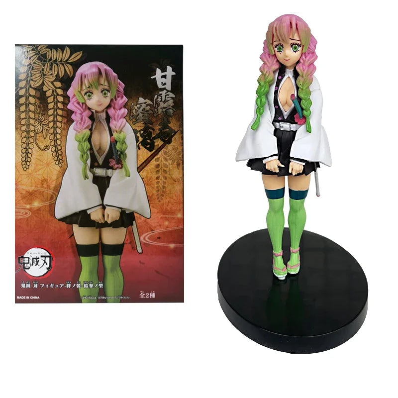 Demon Slayer Anime Figures – Kimetsu No Yaiba Tanjiro Nezuko Zenitsu Inosuke Action Doll Toys
