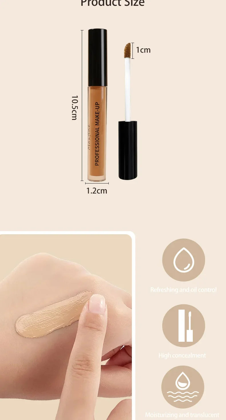 Liquid Matte Concealer – High Coverage, Waterproof, Oil Control & Long-Lasting Face Makeup