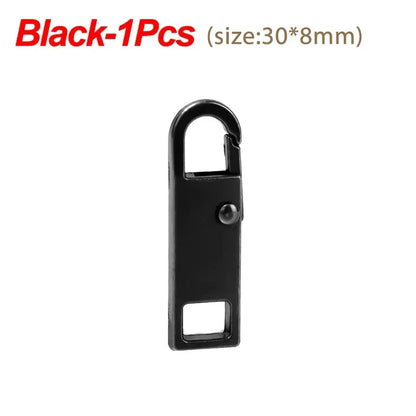 10/1PCS Universal Metal Zipper Pull Replacement — Instant Repair Kit for Luggage, Purses & Clothing Sliders