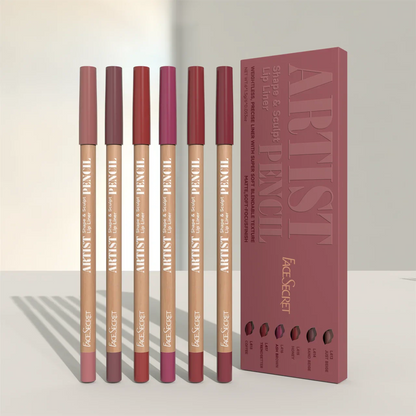 Face Secret Artist Shape Sculpt Lip Liner Set – Weightless, Precise, Super Soft & Blendable Matte Texture