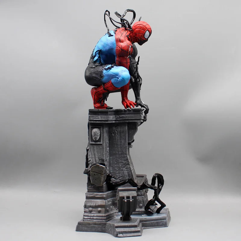 Spider-Man Venom Symbiote Figure — PVC Desktop Statue | Venom Figurine Model Toy Christmas Gift
