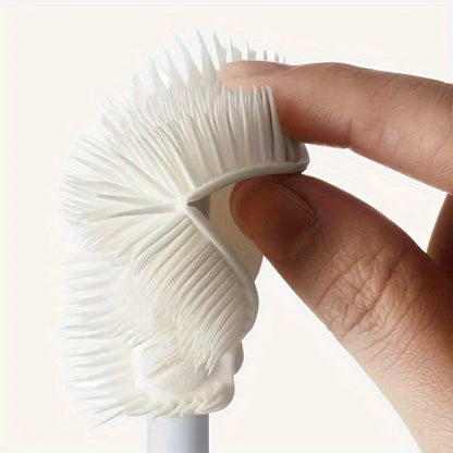 Foldable 360° Silicone Bottle & Cup Cleaning Brush – Long Handle Reusable Multi-Purpose Kitchen Cleaning Tool