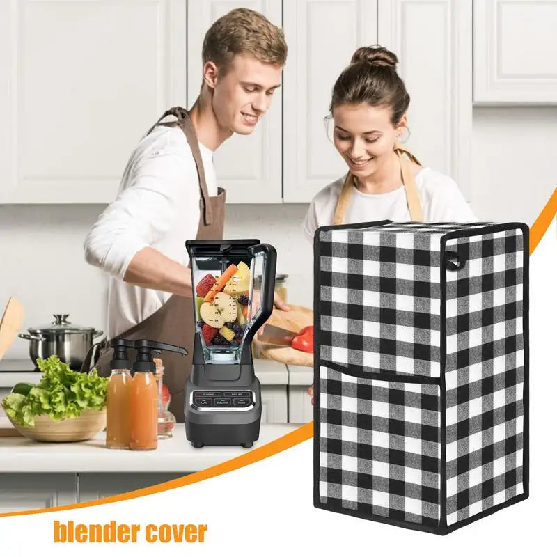 Blender Cover with Accessory Pocket - Anti-Scratch Kitchen Appliance Protector, Dust Cover for Blender Storage Stand