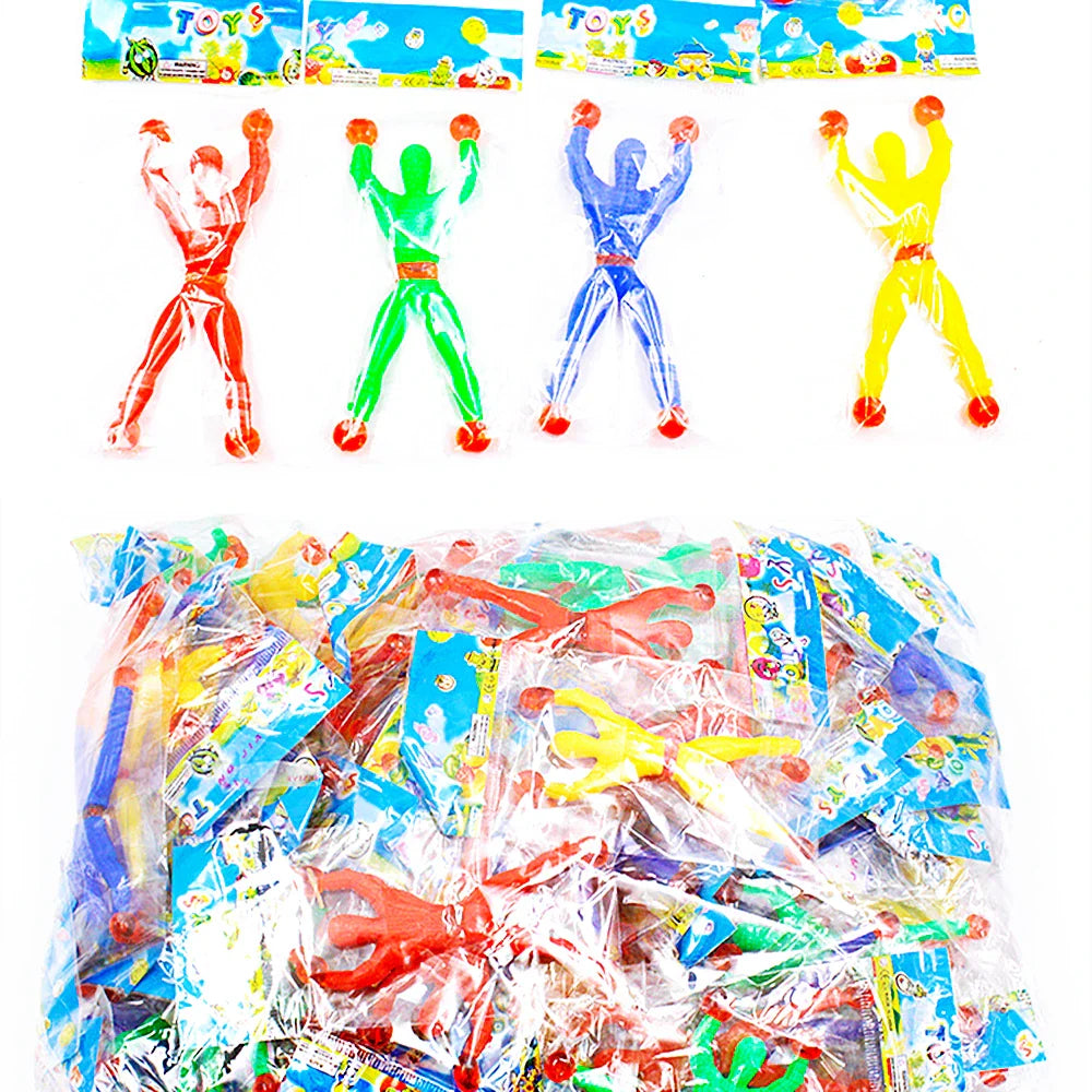 20-Piece Sticky Wall Climbing Men Set - Fun Kids Party Favors, Birthday Supplies, Pinata & Goody Bag Treats
