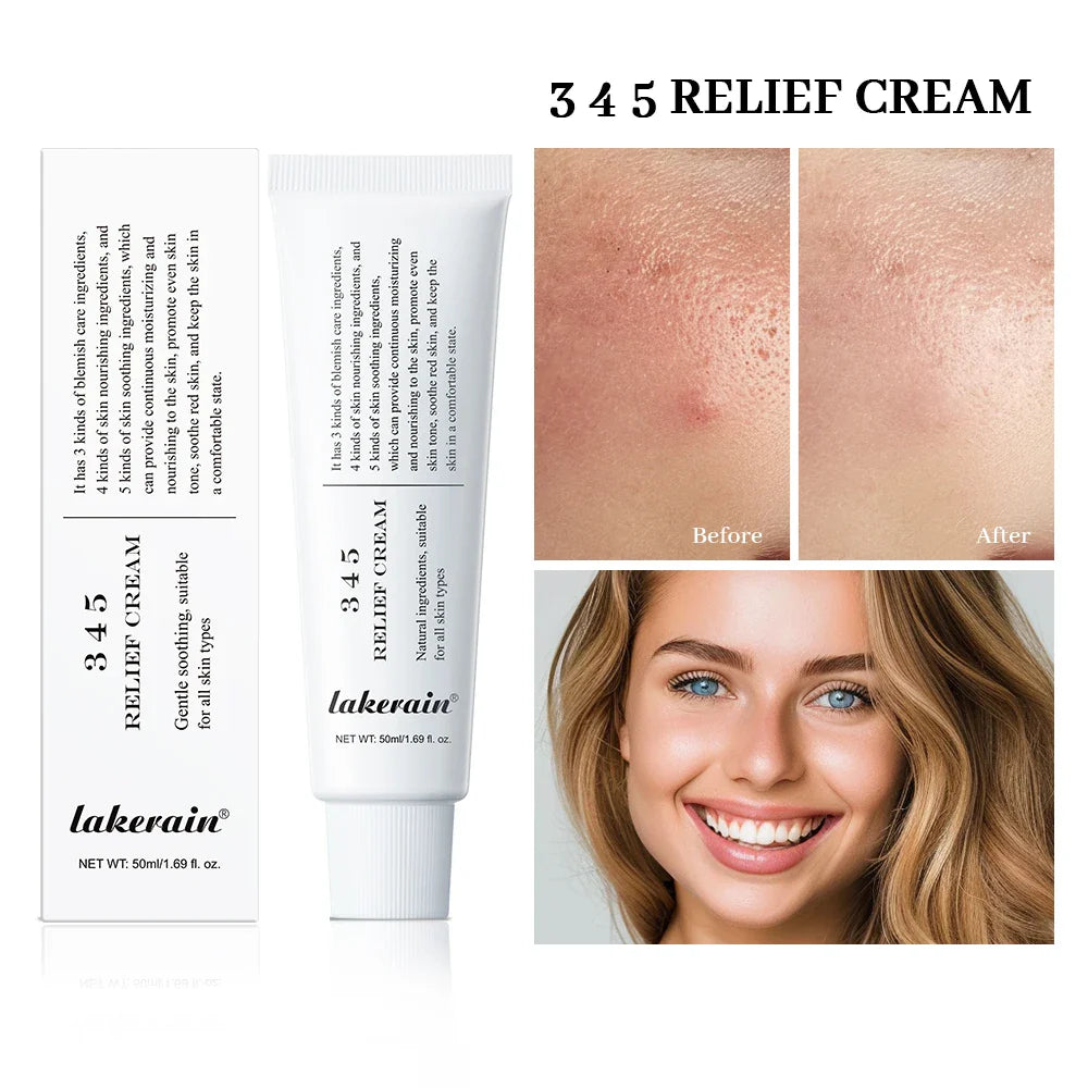 345 Relief Cream – Soothing Skincare Solution to Address Blemishes, Nourish Skin & Promote Healthy Complexion