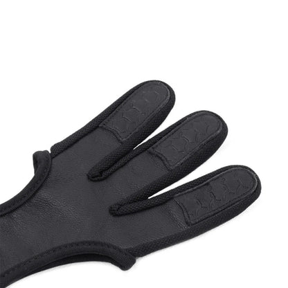Professional Archery Sheepskin Gloves – Three-Finger Non-Slip Breathable Protective Gear