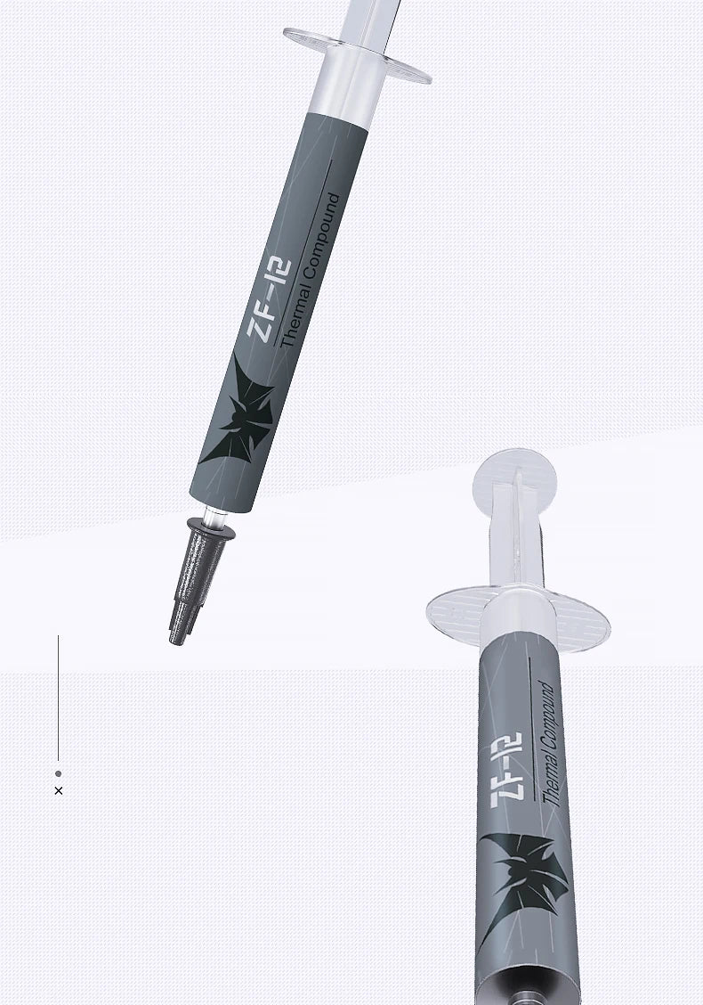 ZF-12 High-Quality CPU Thermal Paste — 12W Thermal Grease Silicone Paste for Processor Cooling