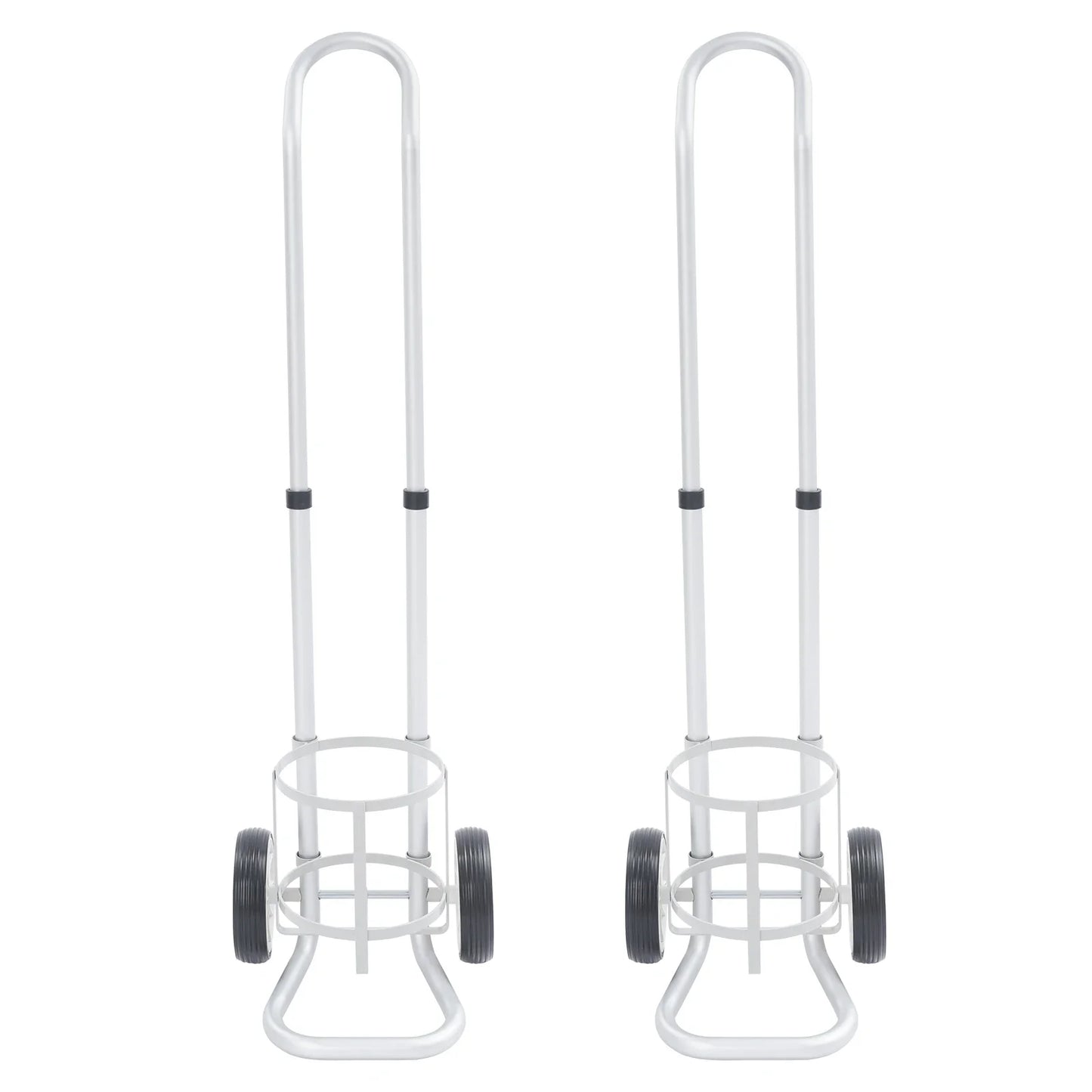 Oxygen Cylinder Cart Dolly with Adjustable Handle – Portable Oxygen Tank Trolley for Easy Transport