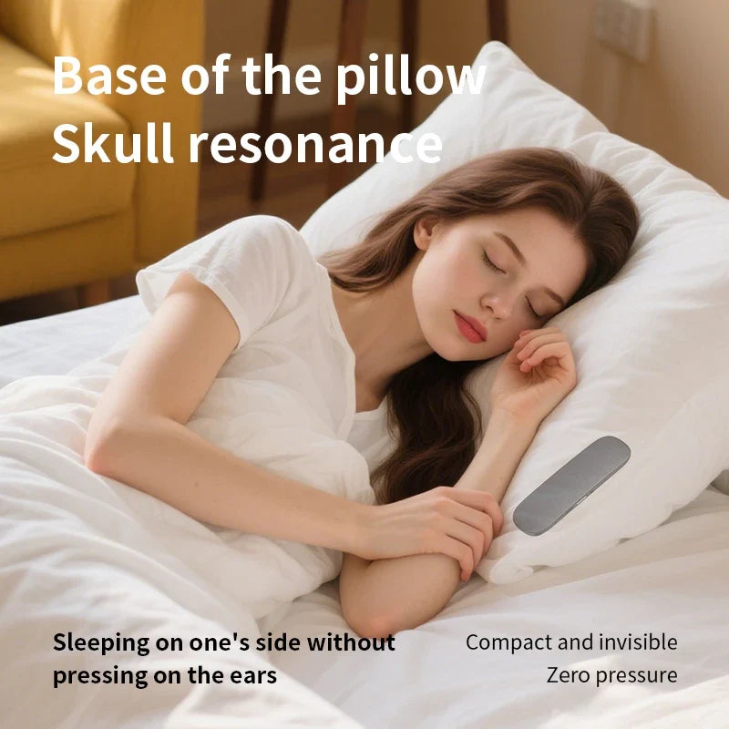 Bone Conduction Sleep Speaker - Bluetooth Under Pillow Speaker Sleep Aid Device for Relaxation & Rest 2026
