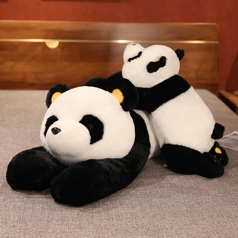 60–120cm Giant Panda Plush Toy — Soft Stuffed Animal Pillow for Kids, Birthday & Christmas Gift