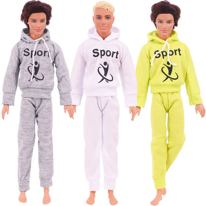 Ken Doll Accessories Set – Clothes, Shoes, Surfboard, Guitar, Violin & More for Kids Birthday Gift