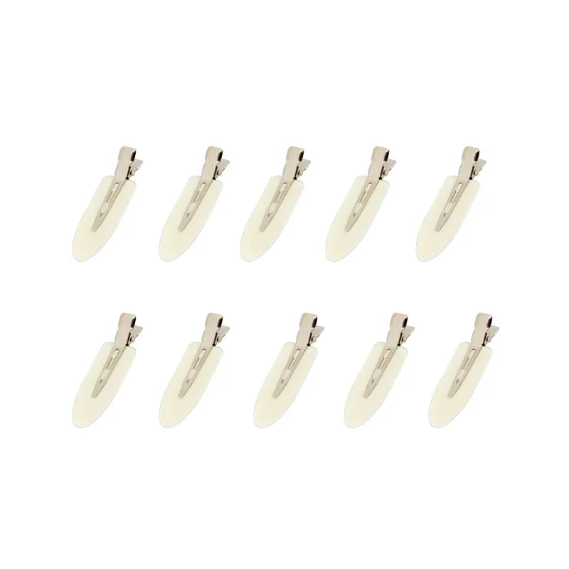 10PCS No Crease Hair Clips Set – Basic Hairpins for Women & Girls, No Bend, Styling & Makeup Accessories