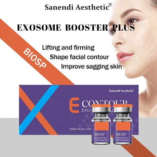 2025 Exosomas Plus Facial Serum – Anti-Aging, Lifting & Moisturizing Dermapen Booster for Acne Scar Repair, 7ml×5 Vials