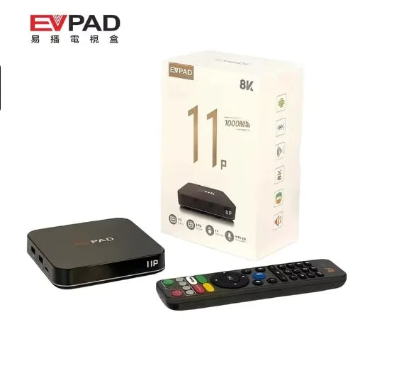 [Genuine] Evpad 11P 2025 Android TV Box – 4G/64G Set Top Box, Popular in Korea, Japan, USA, Singapore & More