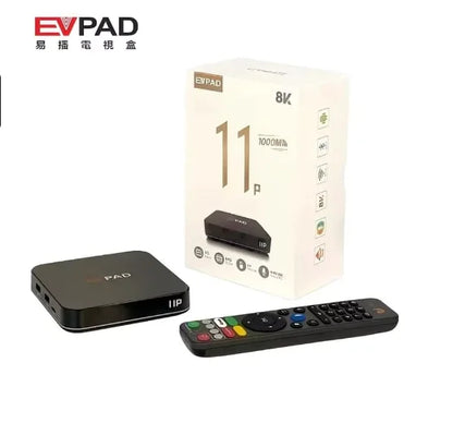 [Genuine] Evpad 11P 2025 Android TV Box – 4G/64G Set Top Box, Popular in Korea, Japan, USA, Singapore & More