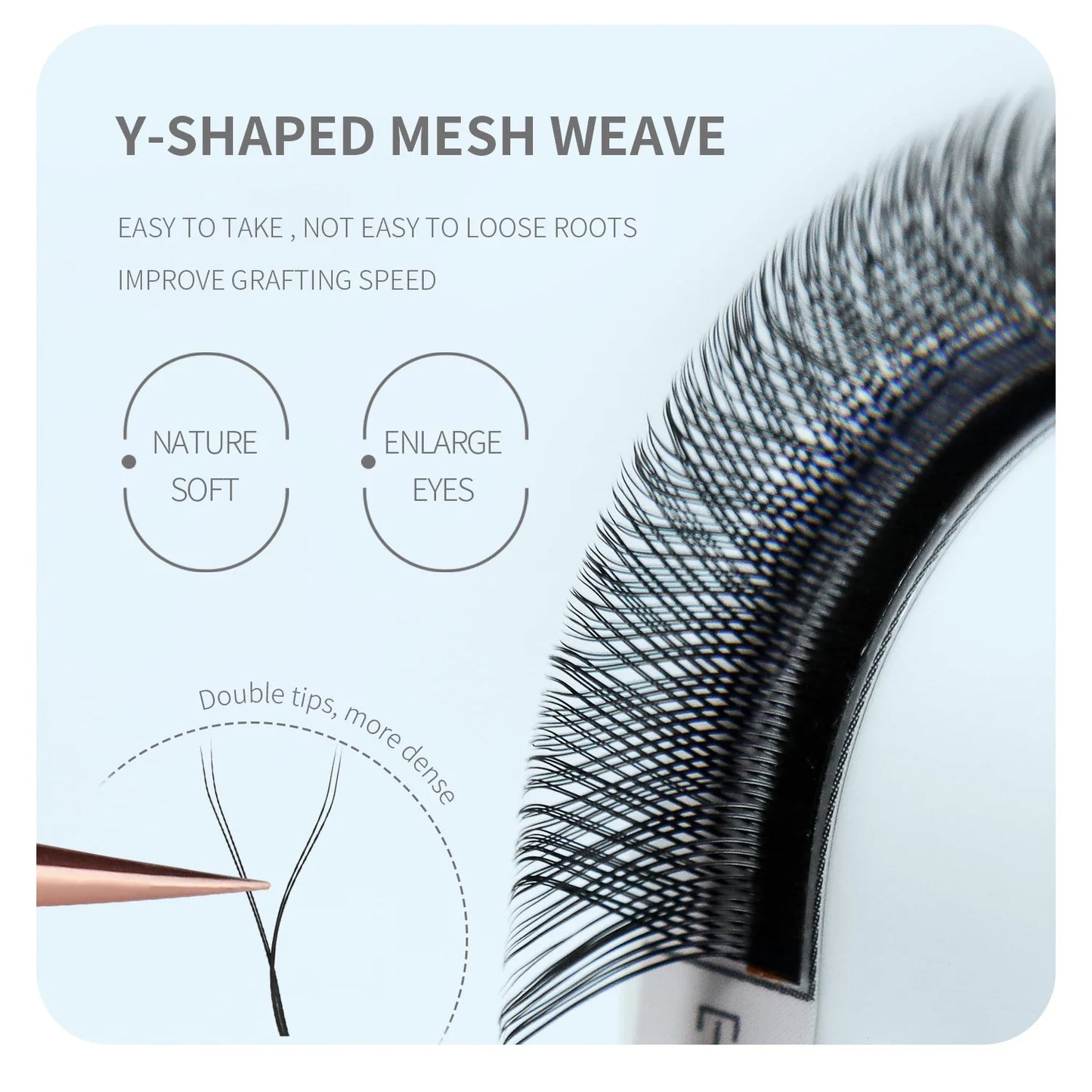 ANNAFRIS Premade Volume Lash Fans – YY 3D 4D 5D W-Shaped Automatic Flowering Mink Eyelash Extensions, Soft & Dense