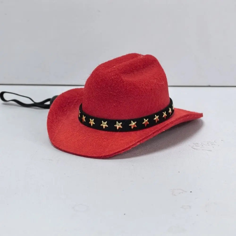 Adjustable Pet Cowboy Hat - Funny Outdoor Summer Dog & Cat Headwear Accessory