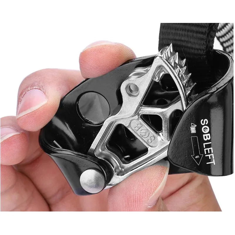 Rock Climbing Foot Ascender – Right & Left SRT Mountaineering Safety Equipment for Outdoor Climbing