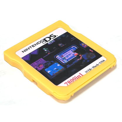New DS Card 7800-in-1 Game Collection – R4 3DS Flash Card for NDSL, NDSi, 3DS, 2DS Adapter, Memory Burning Game Card