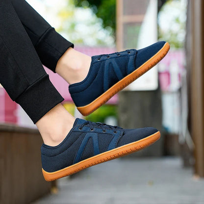 Men's Wide Fit Barefoot Sneakers – Minimalist Zero Drop Cross Trainers with Wide Toe Box for Relaxed, Natural Movement